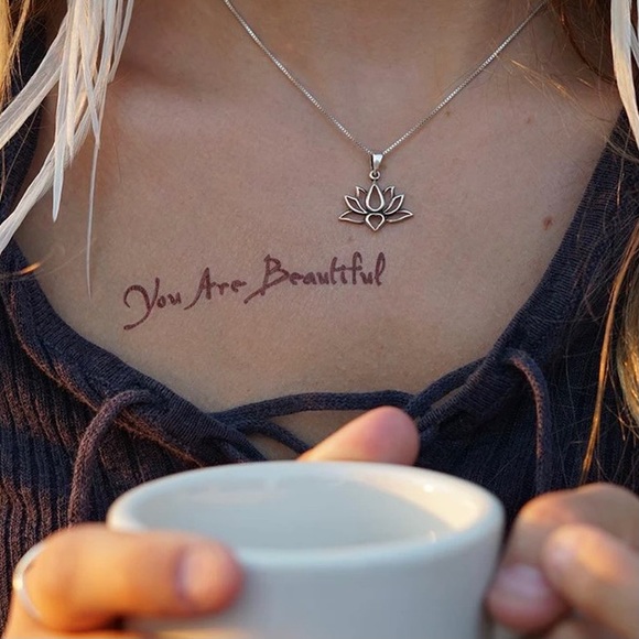 Conscious Ink Temporary Manifestation Tattoos 4 packs Love Yourself Be Free - Picture 8 of 13